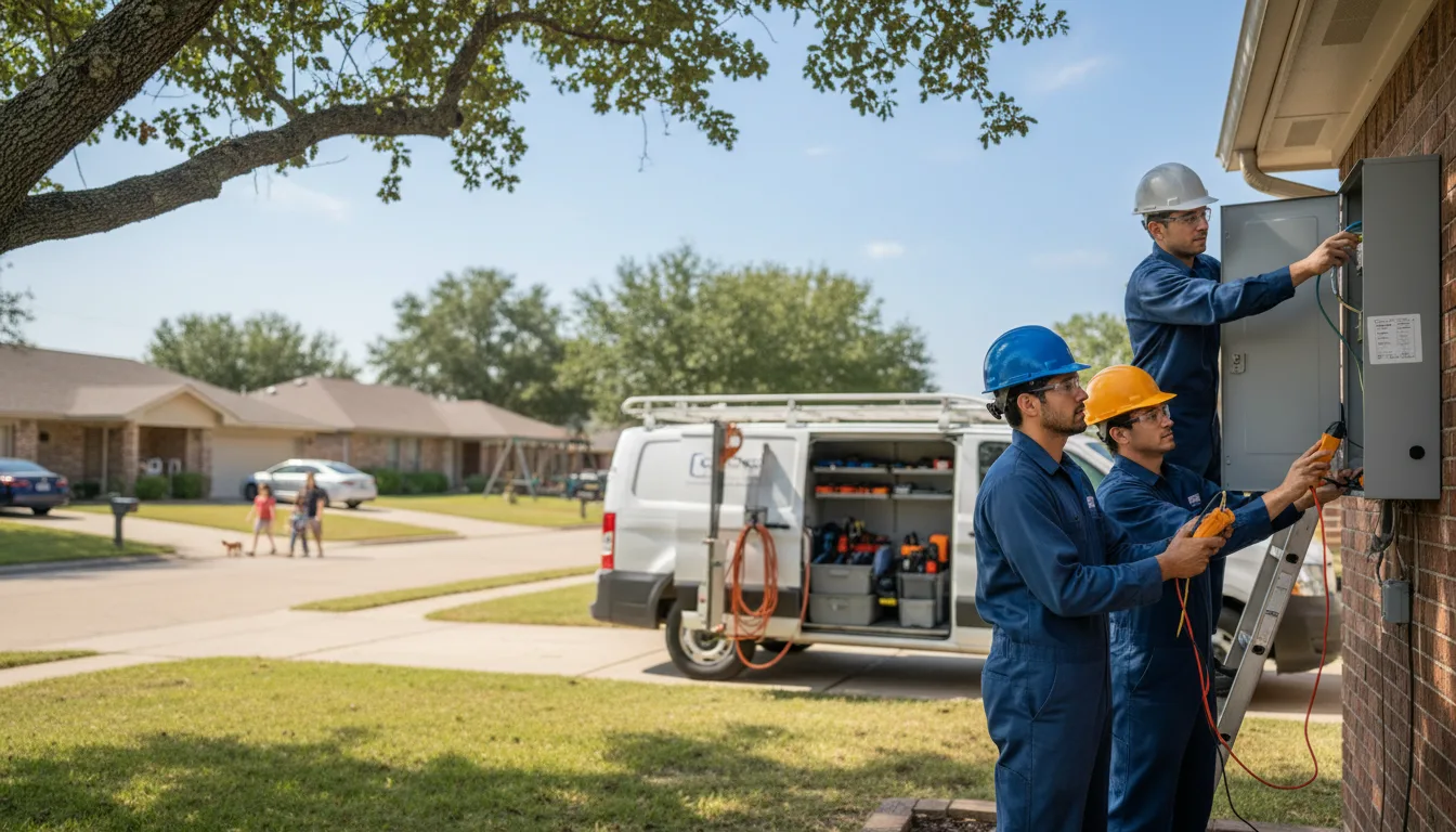 Certified electrician providing emergency electrical services in Henderson, MD